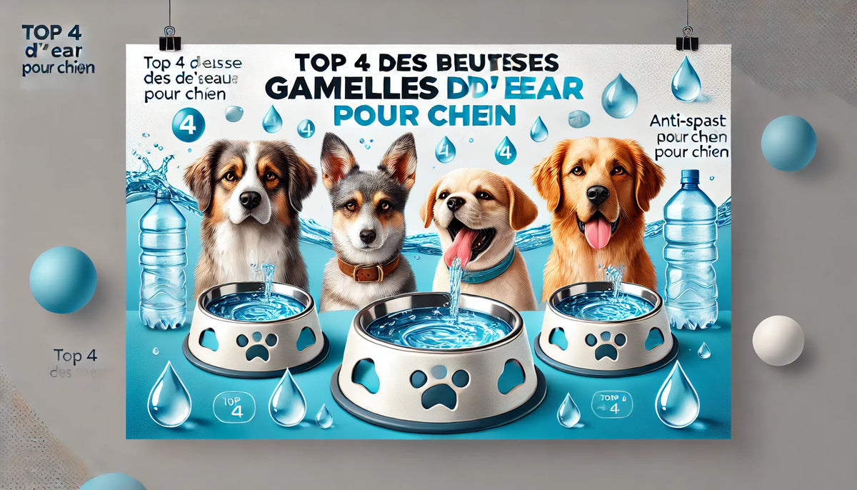 Top 4 des Meilleures Gamelles d'Eau pour Chien