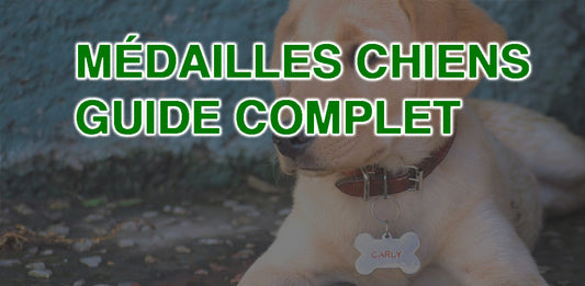 medaille chien gravées