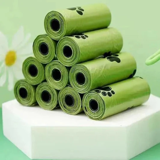 60 Sacs À Crotte Triple Épaisseur Biodégradable